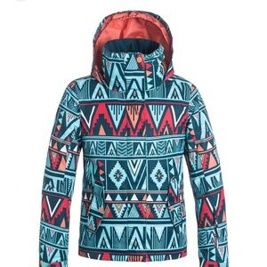 Roxy Kids Jacket - Blue and Red Pattern